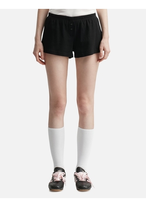 Button Fly Mini Shorts