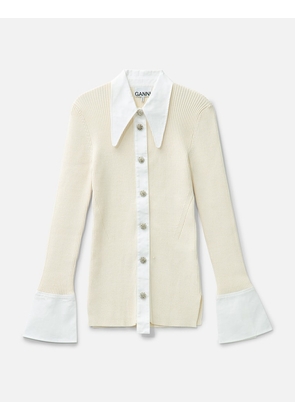 Point Collar Sweater