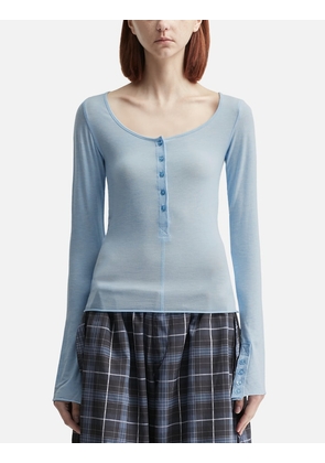 Fade Button Long Sleeve