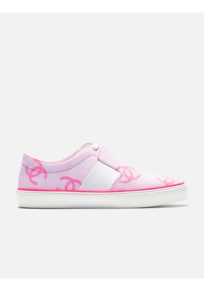 Pink Logo Sneakers
