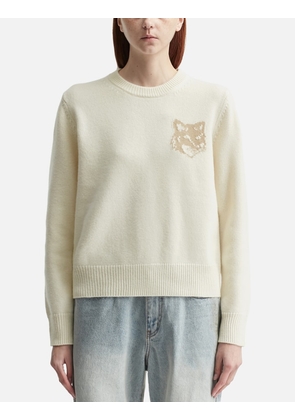 Fox Head Intarsia Merino Jumper
