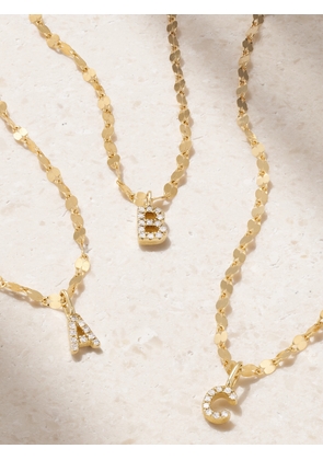 STONE AND STRAND - Initial Sparkle Gold Diamond Necklace - A,B,C,D,E,F,G,H,I,J,K,L,M,N,O,P,Q,R,S,T,U,V,W,X,Y,Z