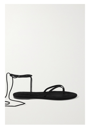 PORTE & PAIRE - Suede Sandals - Black - IT35,IT35.5,IT36,IT36.5,IT37,IT37.5,IT38,IT38.5,IT39,IT39.5,IT40,IT40.5,IT41,IT41.5,IT42