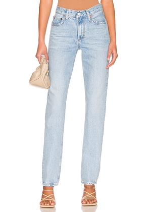 AGOLDE Lyle Low Rise Slim Jeans in Denim-Light. Size 31. Also in 33.