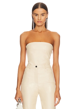 CULTNAKED Vanilla Killa Bandeau in Beige. Size XXS. Also in L.