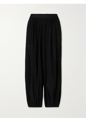 LOEWE - + Paula's Ibiza Draped Cotton-voile Pants - Black - FR 32,FR 34,FR 36,FR 38,FR 40,FR 42,FR 44