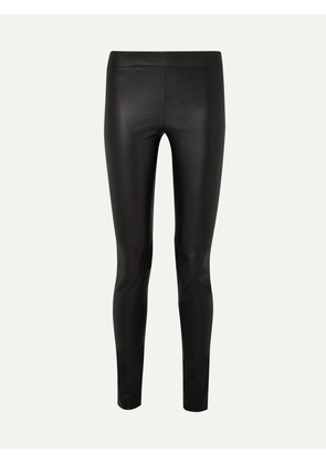 The Row - Moto Stretch-leather Leggings - Black - x small,small,medium,large