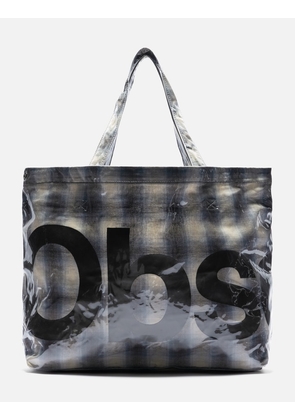 PVC Plaid Cross-Body Tote