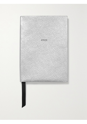 Smythson - The Soho 2022 Textured-leather Diary - Silver - One size
