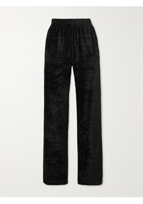 Givenchy - Stretch-velvet Track Pants - Black - FR 34,FR 36,FR 38,FR 40,FR 42,FR 44
