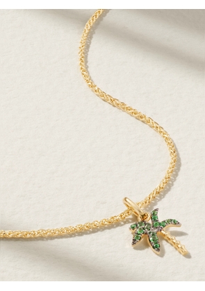 Yvonne Léon - 18-karat Gold Tsavorite Necklace - One size
