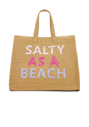BTB Los Angeles Salty As A Beach Tote in Tan.