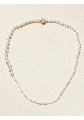 Sophie Bille Brahe - Petite Peggy 14-karat Gold Pearl Necklace - One size