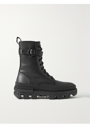 Moncler - Carinne Leather Ankle Boots - Black - IT35,IT35.5,IT36,IT36.5,IT37,IT37.5,IT38,IT38.5,IT39,IT39.5,IT40,IT40.5,IT41