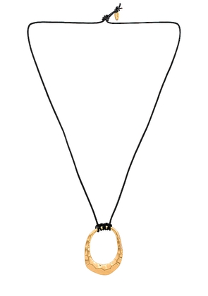 Ettika Pendant Necklace in Black.