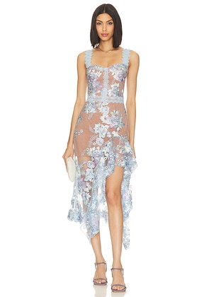 Bronx and Banco x REVOLVE Eva Midi Dress in Baby Blue. Size M. Also in XS, S, L.