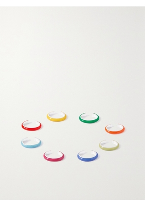 FRY POWERS - The Complete Set Unicorn Rainbow Set Of Eight Sterling Silver And Enamel Ear Cuffs - Pink - One size