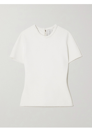 AZ FACTORY - Supertech-superchic Stretch-piqué Top - White - FR 34,FR 36,FR 38,FR 40,FR 42,FR 44