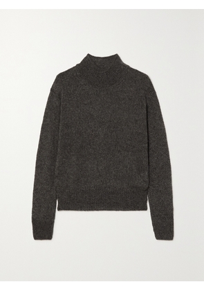 LE 17 SEPTEMBRE - Knitted Sweater And Wrap Top - Gray - FR 36,FR 38