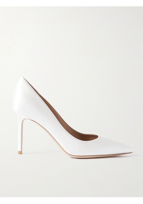 Gianvito Rossi - Gianvito 85 Satin Pumps - White - IT34,IT35,IT35.5,IT36,IT36.5,IT37,IT37.5,IT38,IT38.5,IT39,IT39.5,IT40,IT40.5,IT41,IT41.5,IT42