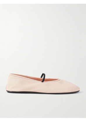 The Row - Elastic Leather Ballet Flats - Ecru - IT35,IT36,IT36.5,IT37,IT37.5,IT38,IT38.5,IT39,IT39.5,IT40,IT40.5,IT41,IT41.5,IT42