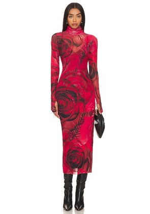 AFRM Shailene Dress in Red. Size S. Also in XXS, M.
