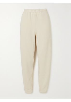 Les Tien - Cotton-jersey Track Pants - Cream - xx small,x small,small,medium,large,x large,xx large