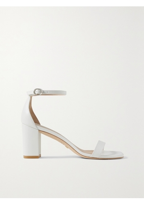 Stuart Weitzman - Nudistcurve Leather Sandals - White - US5,US5.5,US6,US6.5,US7,US7.5,US8,US8.5,US9,US9.5,US10,US10.5,US11,US11.5,US12