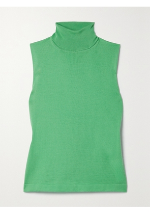 The Row - Falun Cashmere Turtleneck Tank - Green - x small,small,medium,large,x large