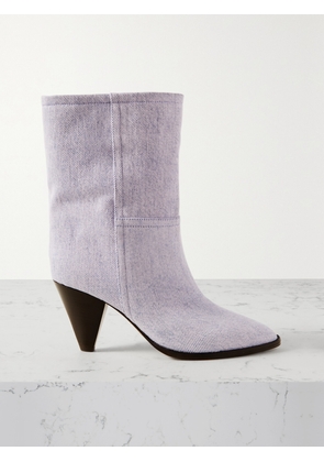 Isabel Marant - Rouxa Denim Ankle Boots - Purple - FR35,FR36,FR37,FR38,FR39,FR40,FR41