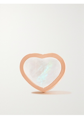 Chopard - My Happy Hearts 18-karat Rose Gold Mother-of-pearl Single Earring - One size