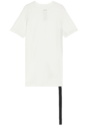 DRKSHDW by Rick Owens Level Tee in White. Size L. Also in S, M.