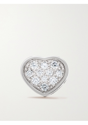 Chopard - My Happy Hearts 18-karat White Gold Diamond Single Earring - Silver - One size