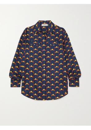 Lanvin - Printed Silk Blouse - Blue - FR 34,FR 36,FR 38,FR 40,FR 42,FR 44