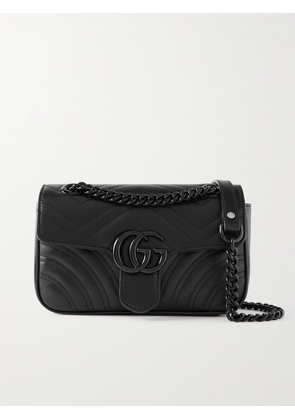 Gucci - Gg Marmont 2.0 Quilted Leather Shoulder Bag - Black - One size
