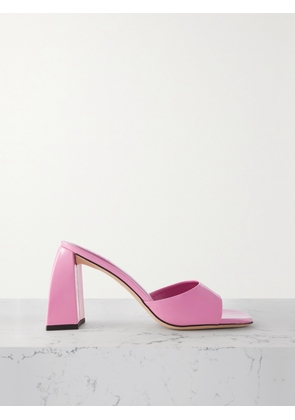 BY FAR - Michele Patent-leather Mules - Pink - IT35,IT36,IT37,IT38,IT39,IT40,IT41