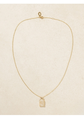 L’Atelier Nawbar - Hilal 18-karat Gold, Rock Crystal And Diamond Necklace - One size