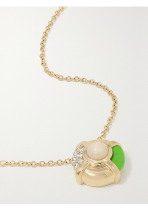 MASON AND BOOKS - A Touch Of Sugar 14-karat Gold Multi-stone Necklace - One size