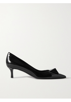 Valentino Garavani - One Stud 50 Embellished Patent-leather Pumps - Black - IT35,IT35.5,IT36,IT36.5,IT37,IT37.5,IT38,IT38.5,IT39,IT39.5,IT40,IT40.5,IT41,IT41.5,IT42