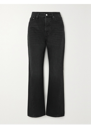 TOTEME - + Net Sustain Twisted Seam High-rise Straight-leg Organic Jeans - Black - 23,24,25,26,27,28,29,30,31,32