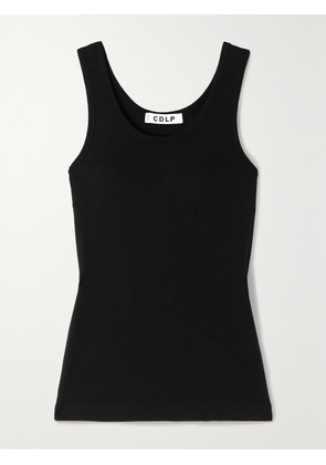 CDLP - + Net Sustain Ribbed Tencel Lyocell-blend Tank - Black - x small,small,medium,large,x large