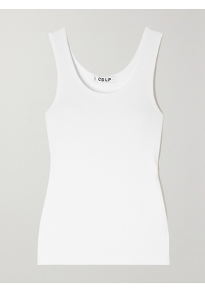 CDLP - + Net Sustain Ribbed Tencel Lyocell-blend Tank - White - x small,small,medium,large,x large