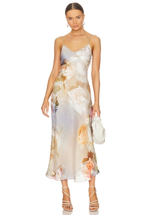 ALLSAINTS Bryony Rosalia Dress in Baby Blue. Size 10. Also in 0, 2, 4, 6, 8, 12.