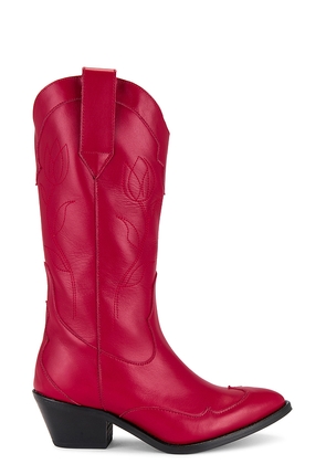 ALOHAS Liberty Boot in Red. Size 37. Also in 41.