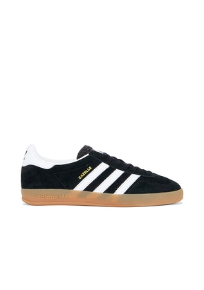 adidas Originals Gazelle Indoor in Black. Size 9.5. Also in Mens 8.5 / Womens 9.5, Mens 9.5 / Womens 10.5, Mens 11 / Womens 12, Mens 12 / Womens 13, M