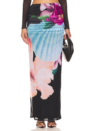 AFRM Bevin Skirt in Black. Size 1X. Also in 2X, L, M, S, XL, XS, XXL, XXS.