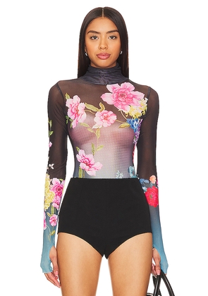 AFRM Milo Bodysuit in Black. Size 1X. Also in 2X, 3X, M, XL, XS, XXS.