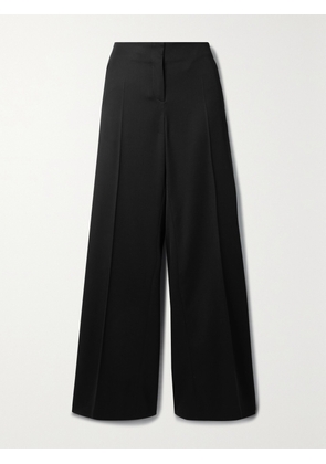 The Row - Pipa Wool-twill Wide-leg Pants - Black - US0,US2,US4,US6,US8,US10,US12,US14