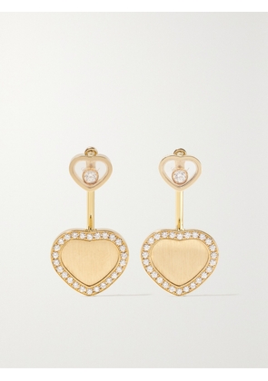 Chopard - Happy Hearts 18-karat Gold Diamond Earrings - One size