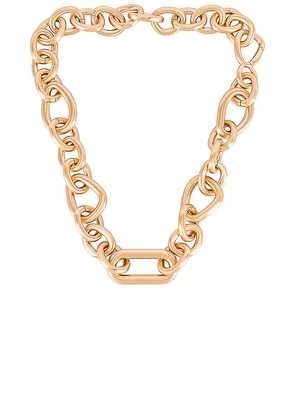 Cult Gaia Reyes Necklace in Metallic Gold.